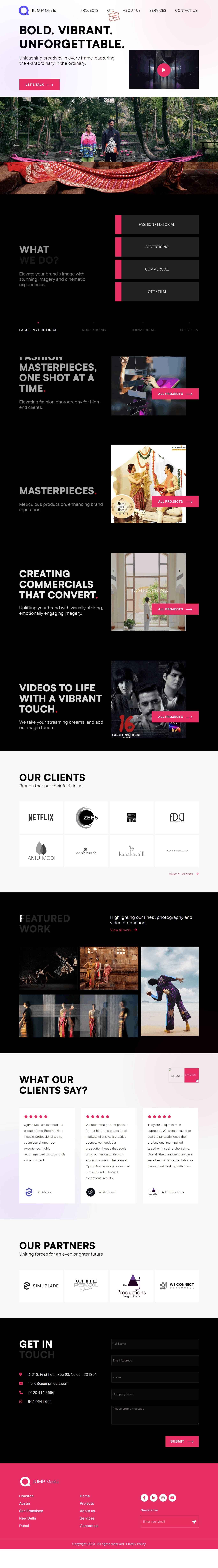 Web Service Company : portfolio qjump